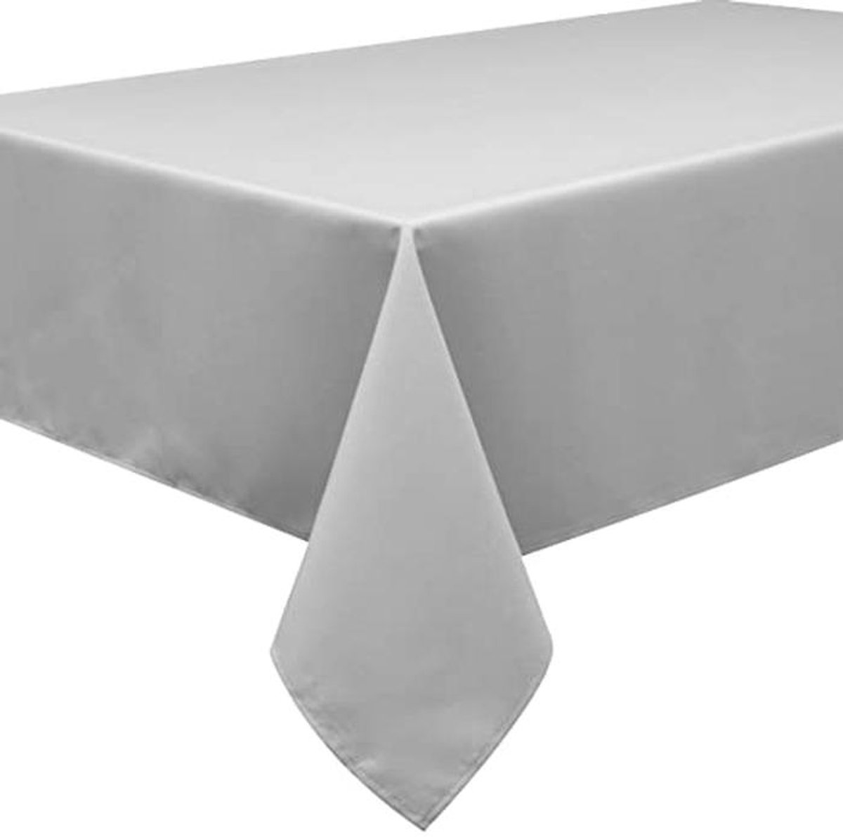 Onderhoudsvriendelijk Rectangles Tafelkleed 150 x 250 cm - Lichtgrijs, Effen Design