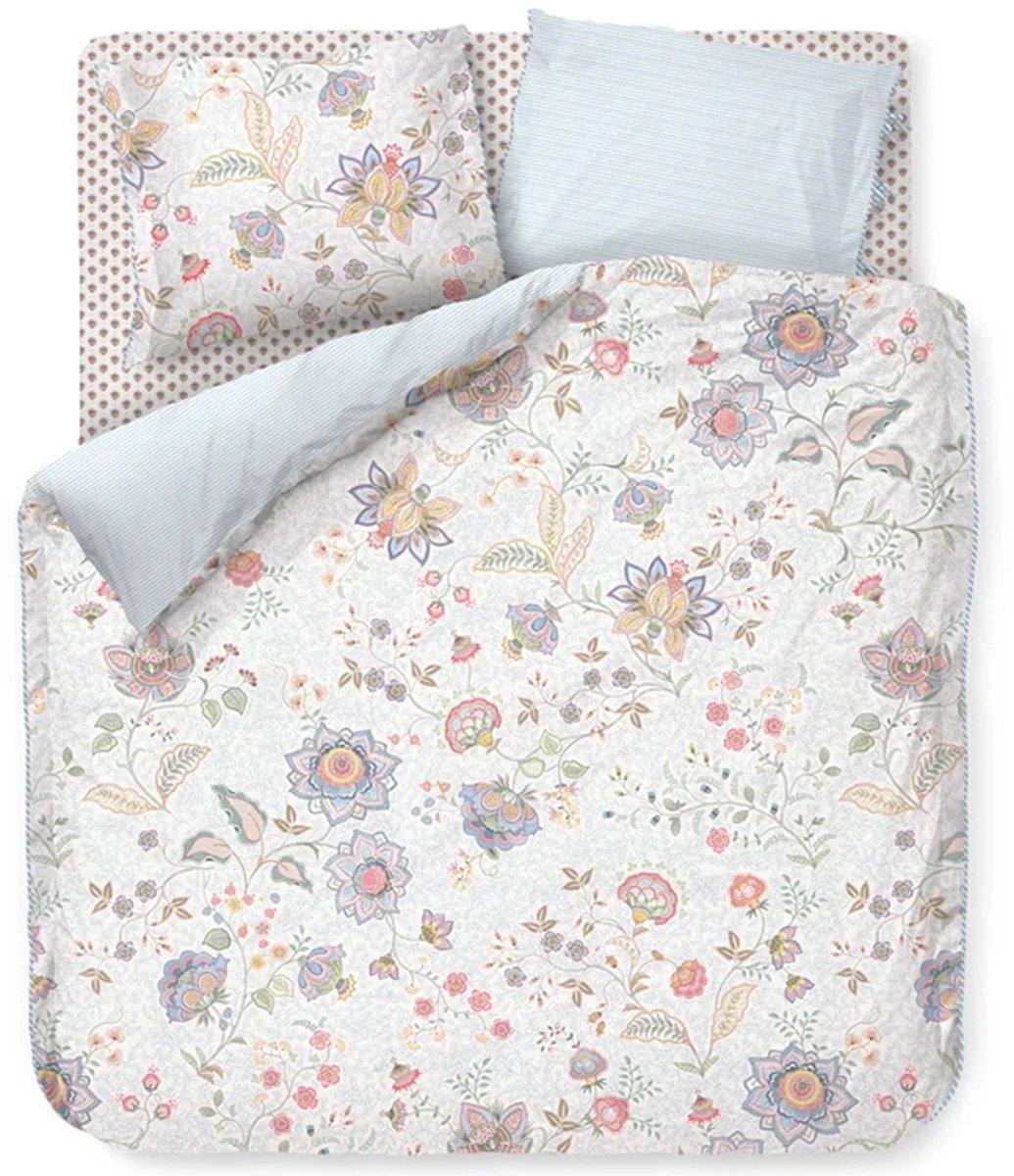 Pip Studio Bollywood Dreams dekbedovertrek - Tweepersoons - 200 x 200/220 cm - Groen