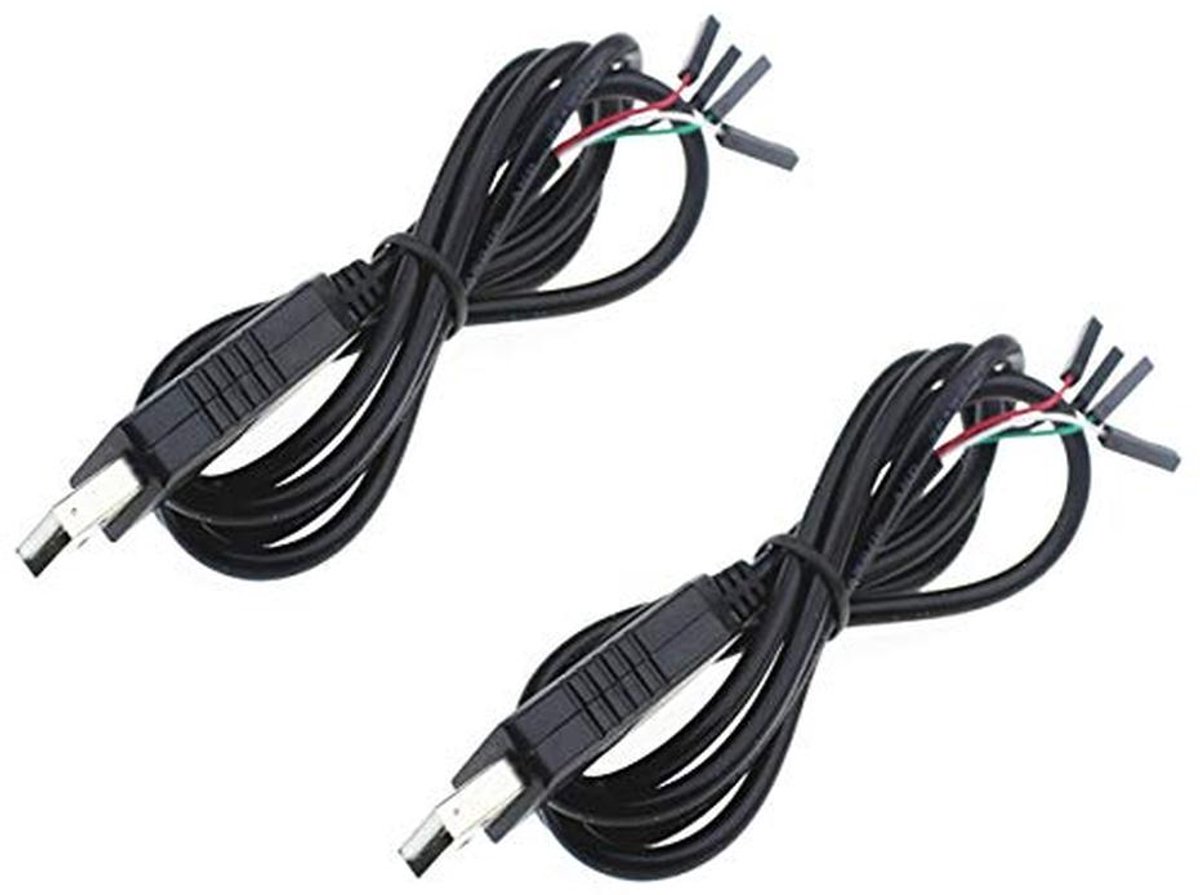 USB naar UART TTL Kabel Module 4-pin - 2 Stuks