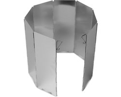 Camping Brander Bescherming - Windscherm Spatscherm - Buiten Koken - 8 Flexibele Lamellen - Hoogte 24cm