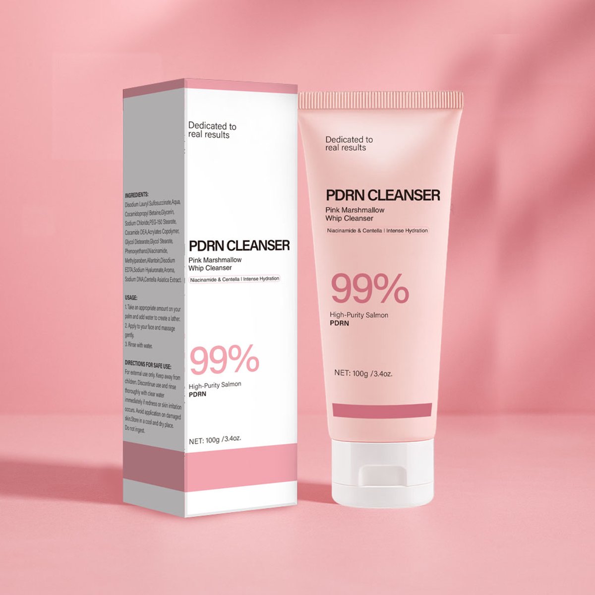 Lanthome - PRDN Marshmallow Whip Cleanser - Korean beauty, K-beauty gezichtsreiniger - Schuimreiniger - Gezichtsverzorging, 100g