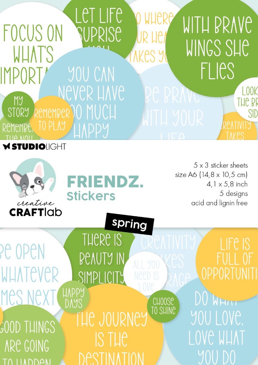 Sticker pad Spring friendz - friendz nr. 74