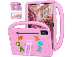 EtuiTab - Tablethoes - Geschikt voor Lenovo Tab P12 - Kids Armor - Roze