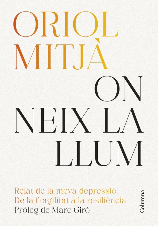 NO FICCIÓ COLUMNA - On neix la llum - cover