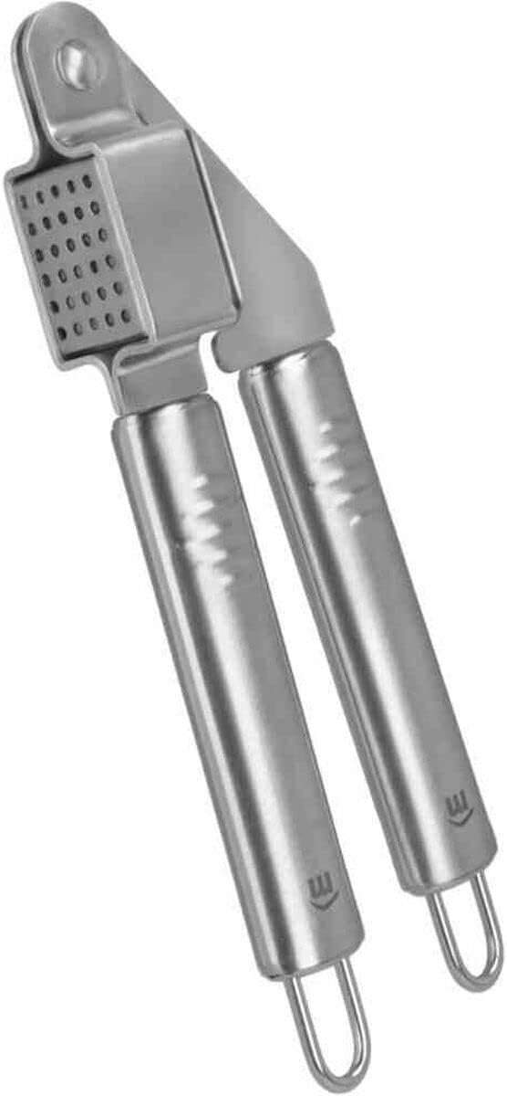 Knoflookpers - Keukengereedschap - Snel Kruiden - Vaatwasserbestendig - Grijszilver