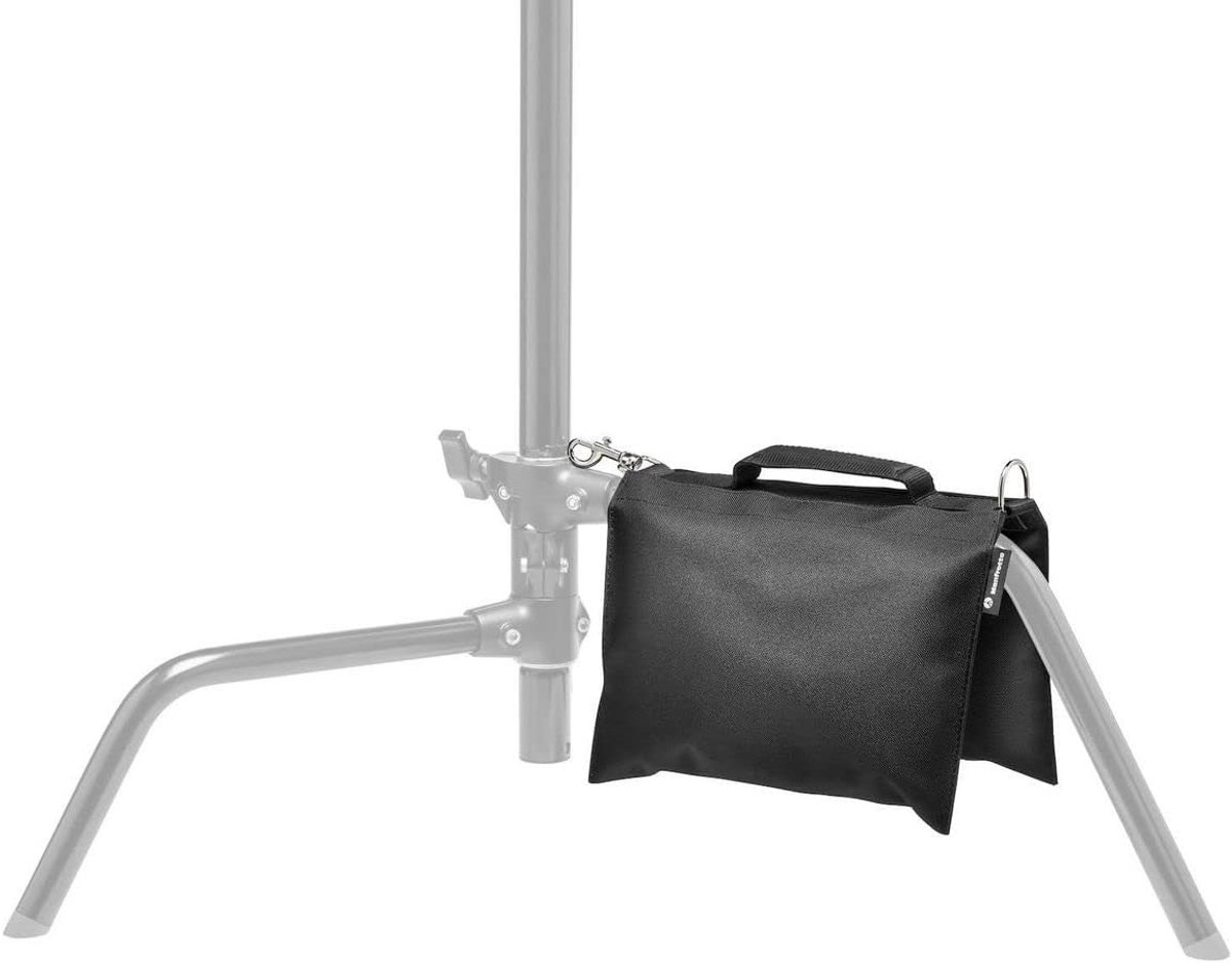 Stabiele Zandzak - Camera Stabilisator - Studio Verlichting - Snel Ontgrendelingshaak - 6 kg Capaciteit - Zwart