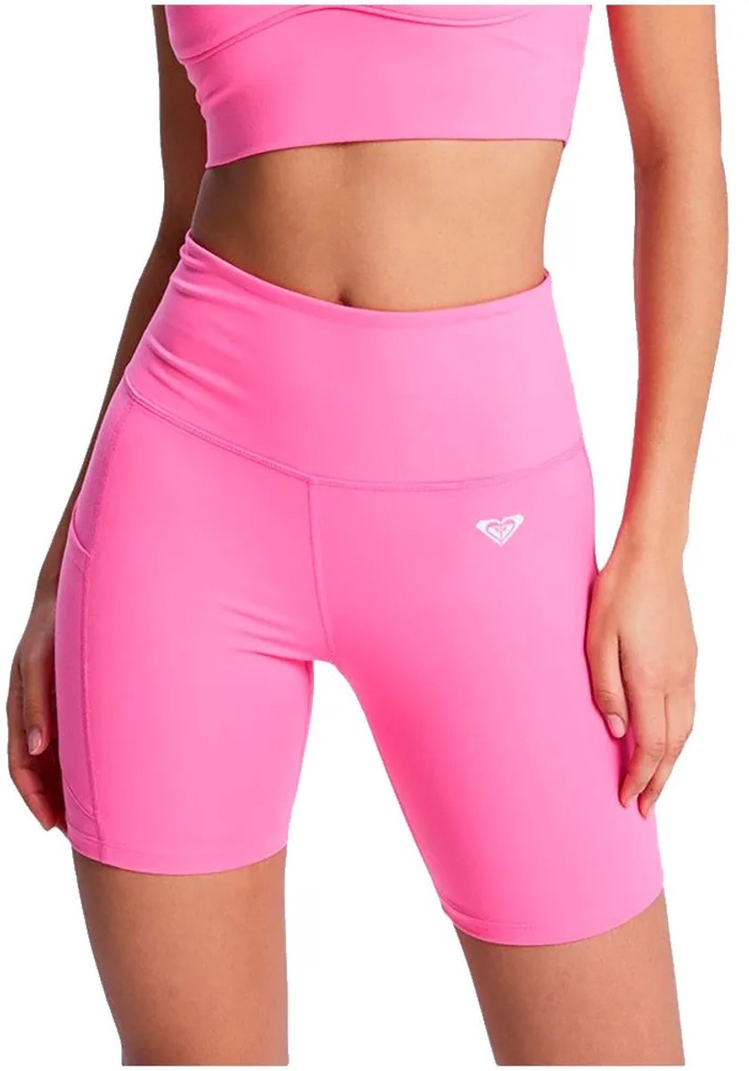 Roxy Heart Korte Leggings S Vrouw Sangria Sunset