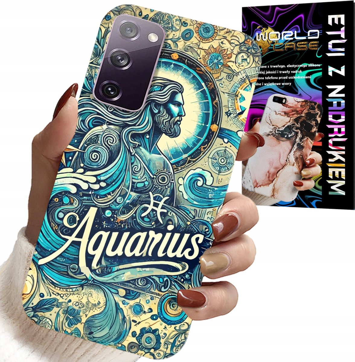 HOESJE VOOR SAMSUNG GALAXY S20 LITE - STERRENBEELD, WATERMAN, ASTRONOMIE ACHTERKANT