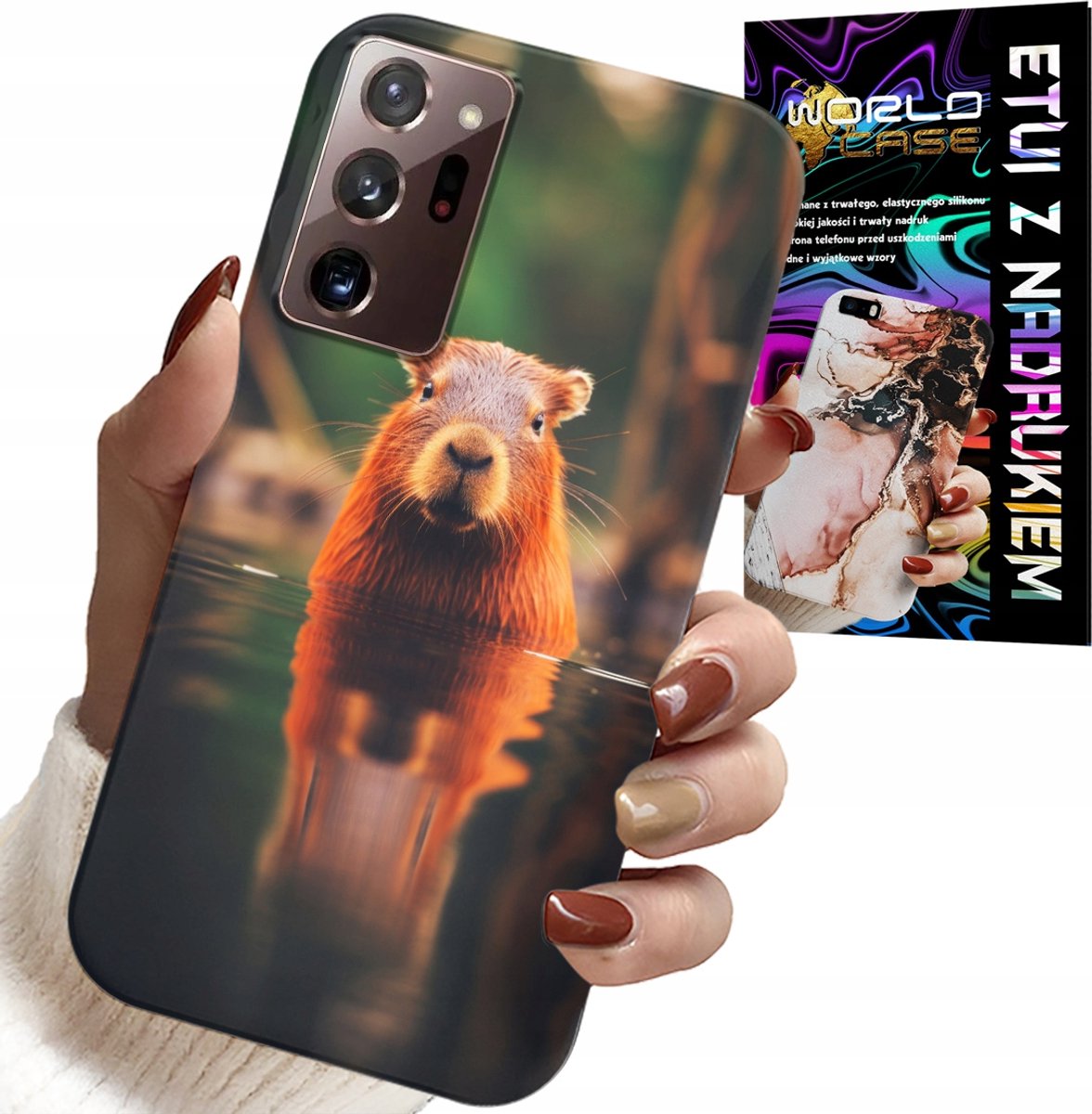 CASE VOOR SAMSUNG NOTE 20 ULTRA - LEUKE CAPIBARA, CAPIBARA, VEEL PATRONEN