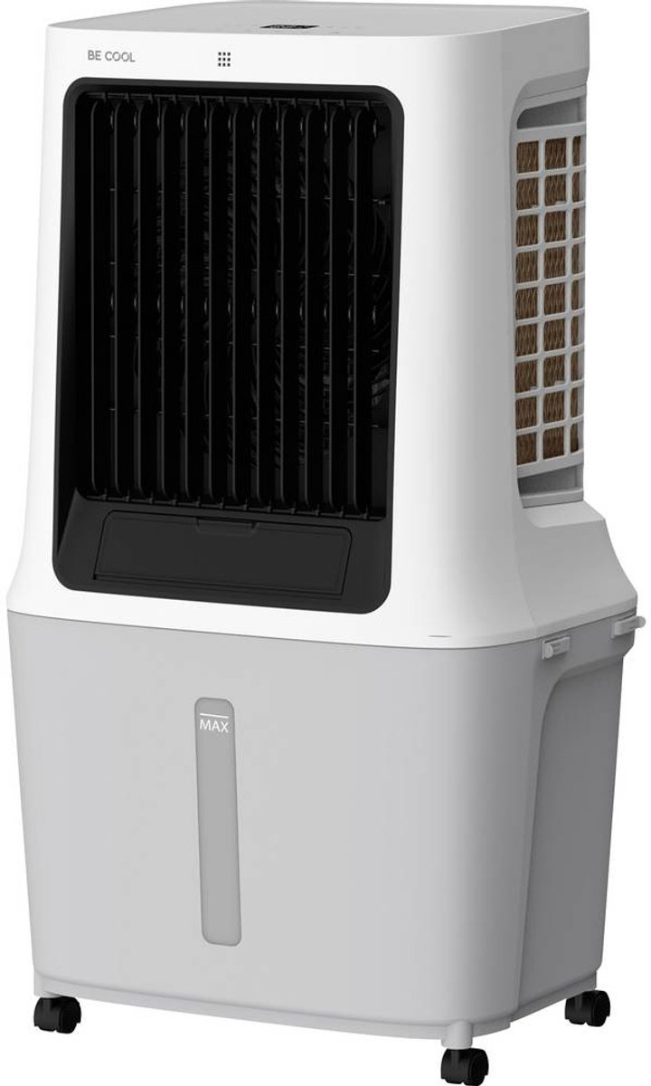 Be Cool Luchtkoeler 120 W (l x b x h) 496 x 375 x 870 mm Lichtgrijs, Wit Bediening via App, Timer, LED-display, Met afs