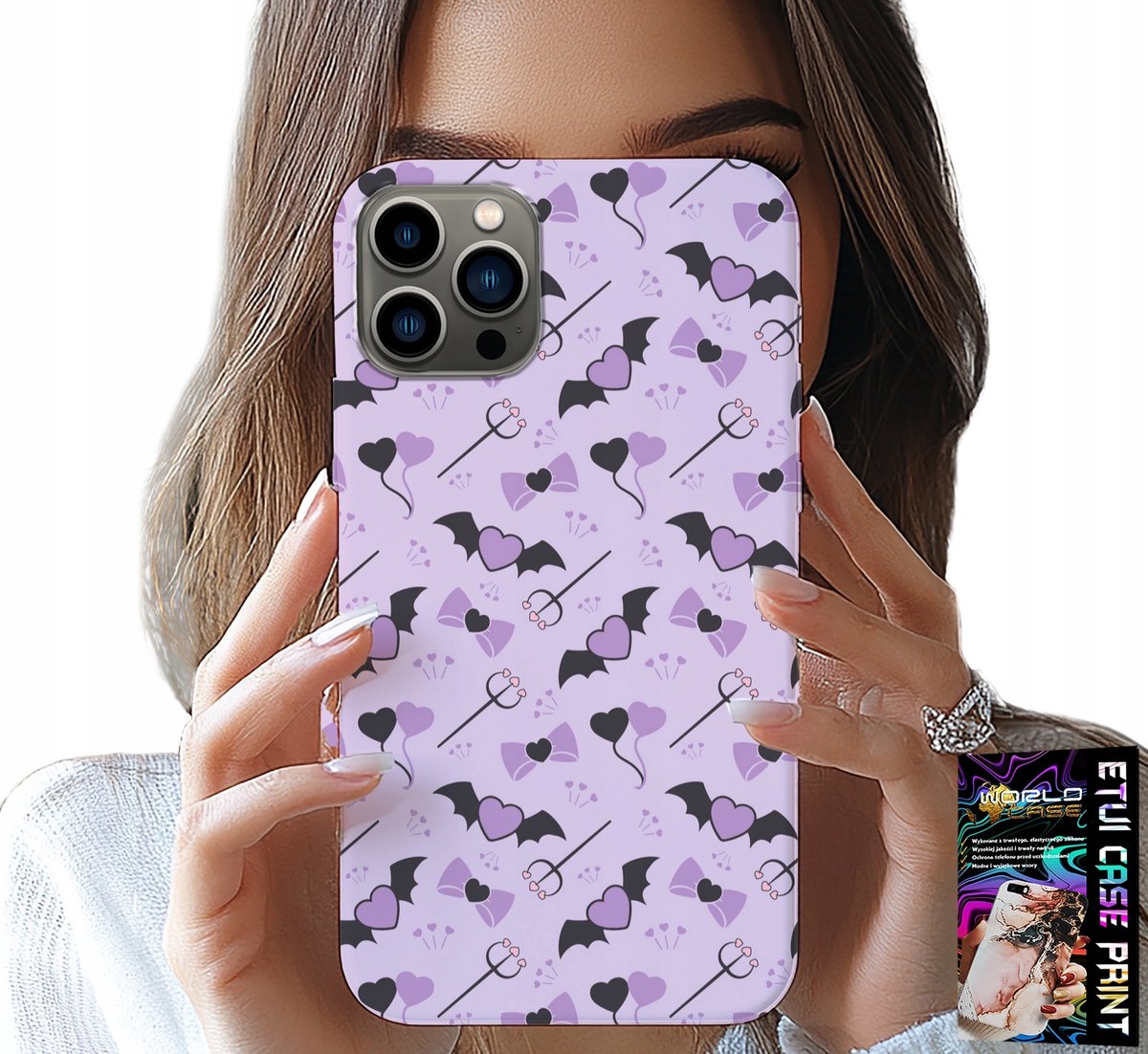 HOESJE VOOR IPHONE 11 PRO MAX - MODIEUZE PATRONEN: VORK, HARTJES, KOMMEN