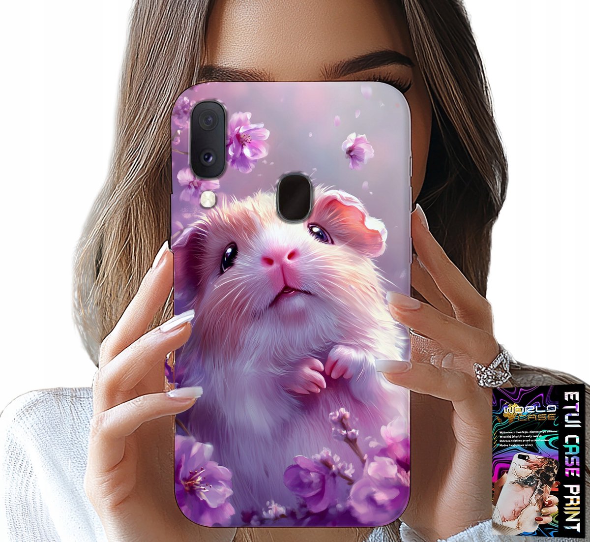 HOESJE VOOR SAMSUNG GALAXY A20E - LEUKE HAMSTER- EN KNAAGDIERPATRONEN VOOR KINDEREN