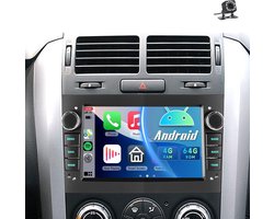 ESSGOO Android 15 Autoradio Geschikt Voor Opel Astra H Corsa C/D Meriva Zafira B - 4GB + 64GB - Draadloos Apple Carplay & Android Auto - 7-inch Touchscreen - GPS-Navigatie - Bluetooth & Wifi - Achteruitrijcamera - Microfoon