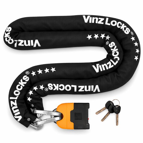 VINZ Makalu ART 4 Kettingslot 200cm Lang - ART 4 Slot Motor, Boot, Scooter - Bootslot - 2 Meter