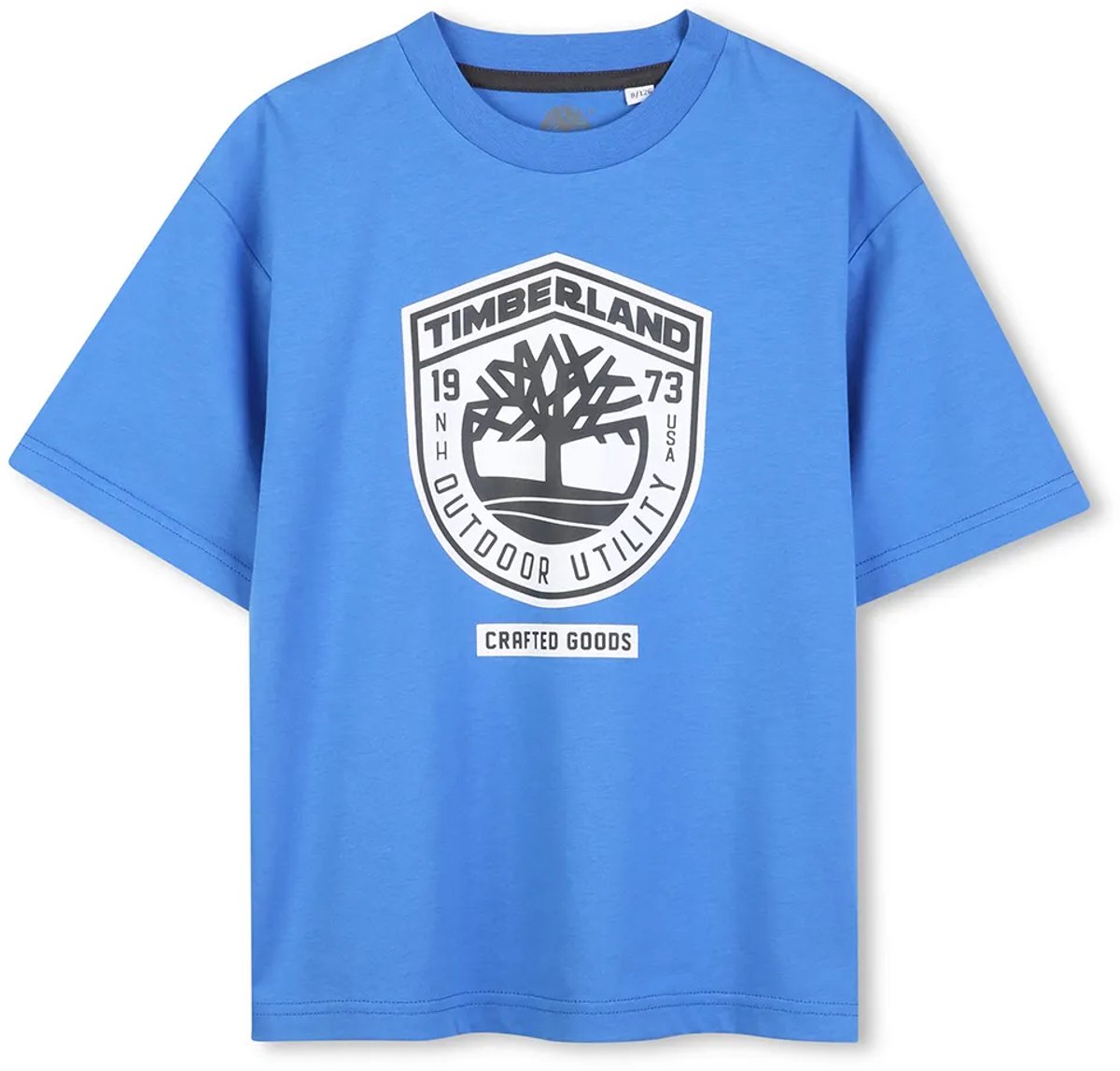 Timberland T60791 T-shirt Met Korte Mouwen 12 Years Jongen Blauw