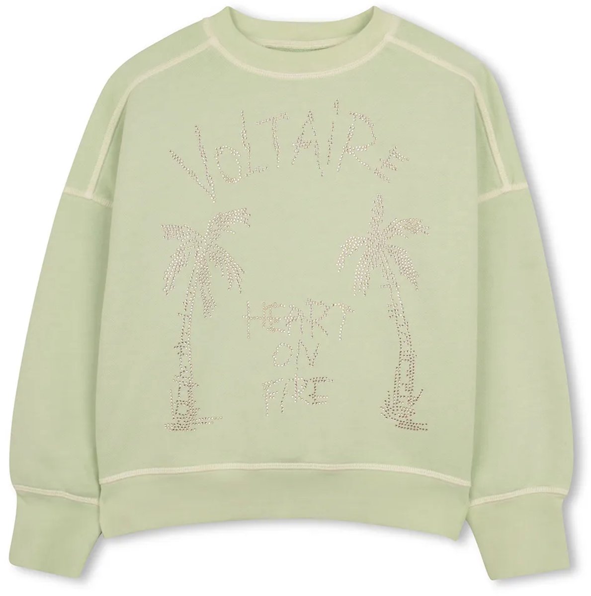 Zadig & Voltaire X60541 Sweatshirt Groen 6 Years Meisje