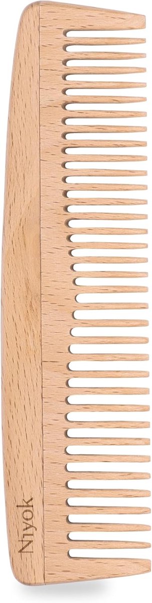 Houten Kam - Zakkam Beukenhout - Haar Verzorgen - Gladde Tanden - 145 cm