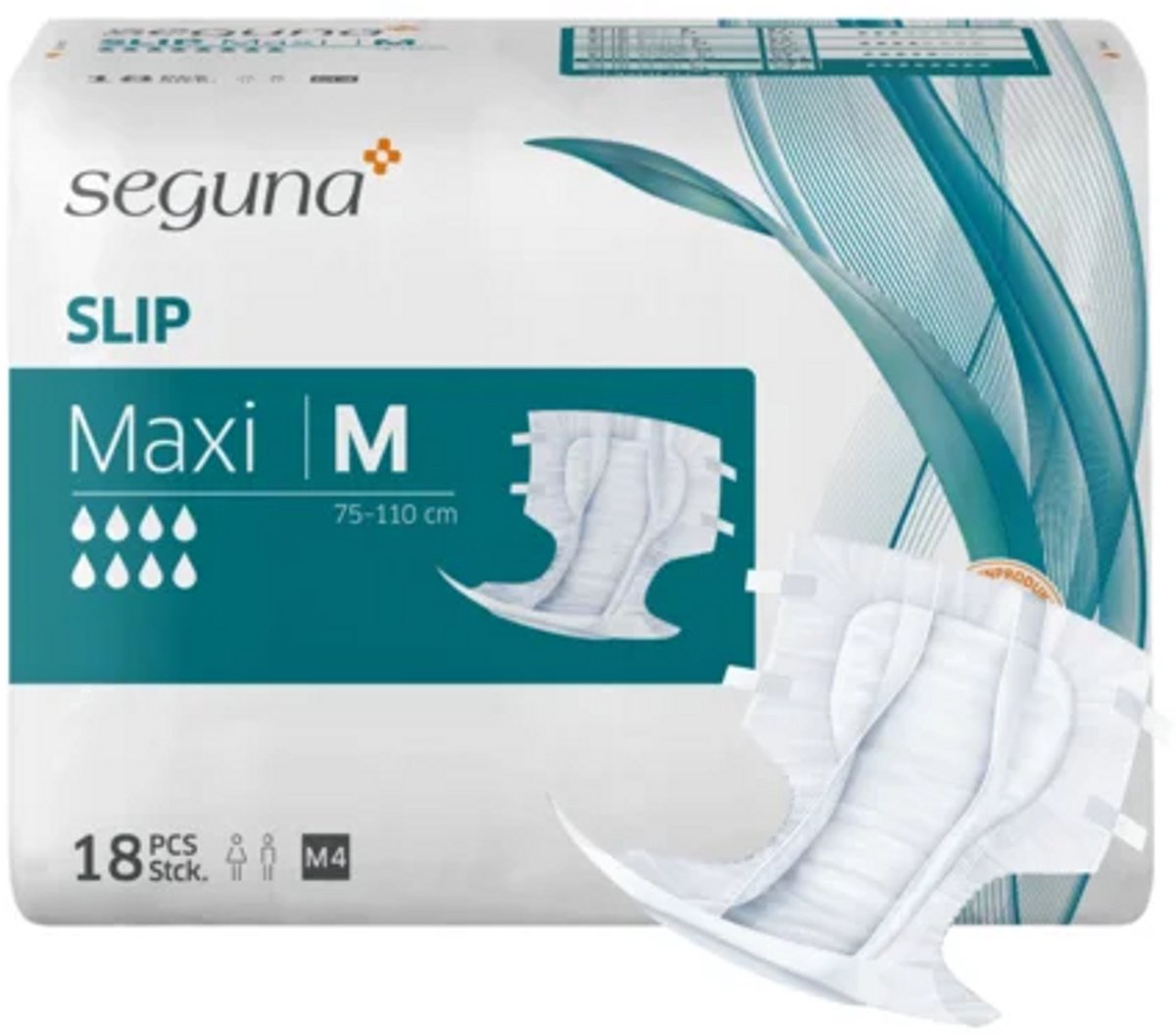 Seguna Slip Maxi Medium - 3 paquets de 18 protections