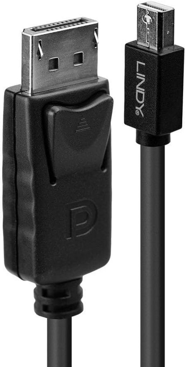 Mini DisplayPort naar DisplayPort Kabel, 5 Meter Zwart