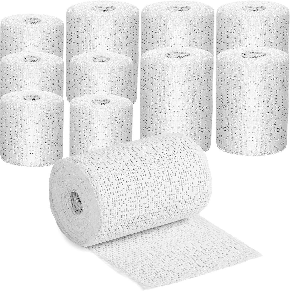 10 Rollen Gipsverband Set - 5 & 7.5 cm Breed - Voor Babybuik Afdruk, Knutselen, Modelbouw en Hobby