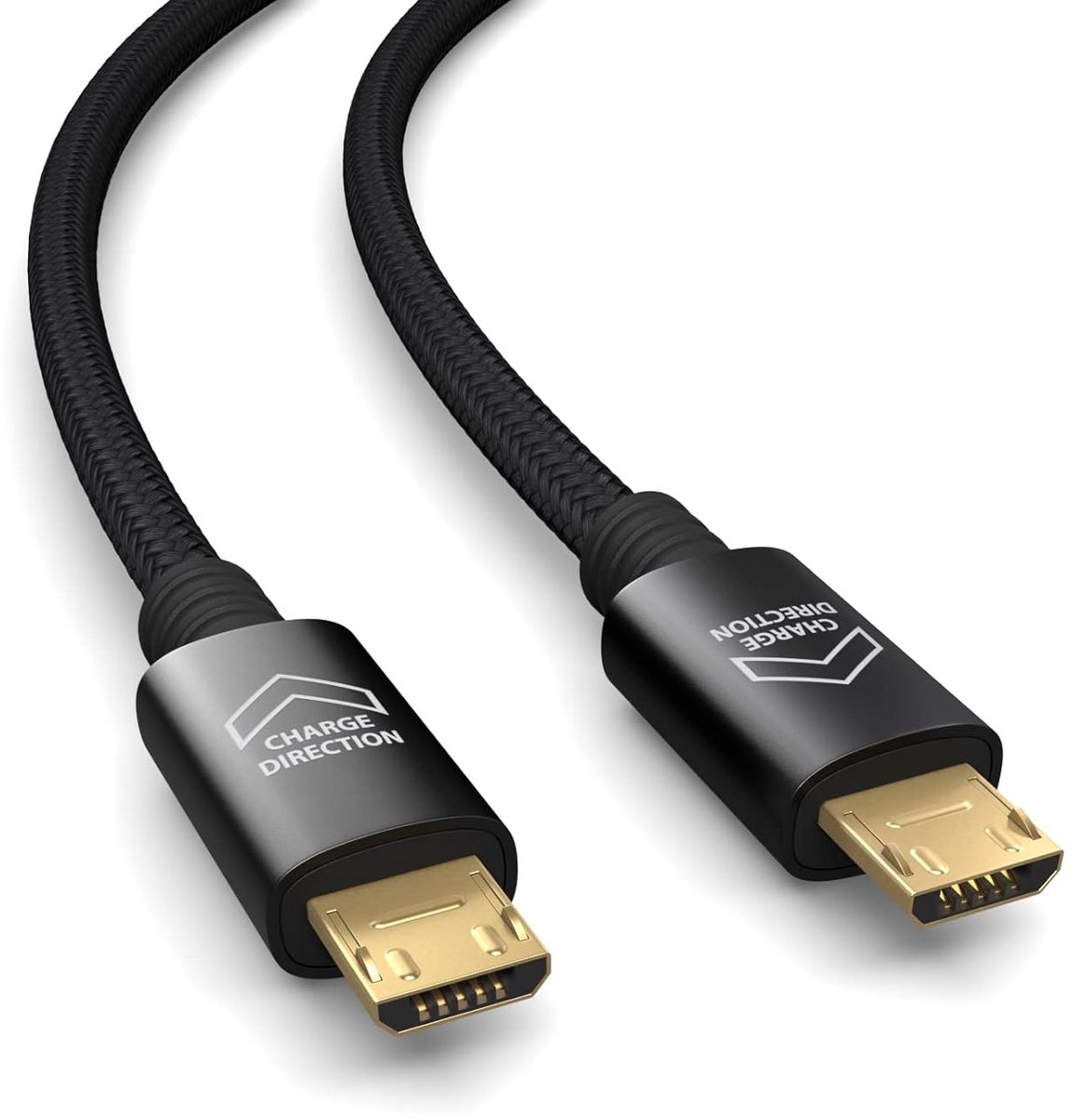 1 Meter OTG USB-kabel: Micro-USB naar Micro-USB Datakabel en Oplaadkabel