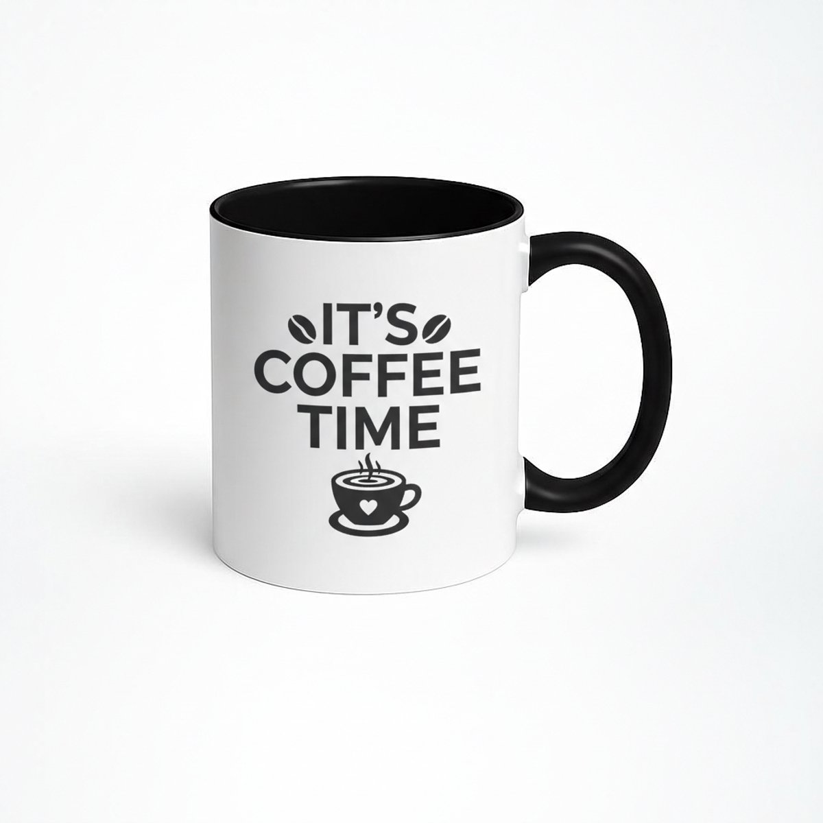 Koffiemok 'It's Coffee Time' - Stijlvolle Keramische Mok voor Koffieliefhebbers