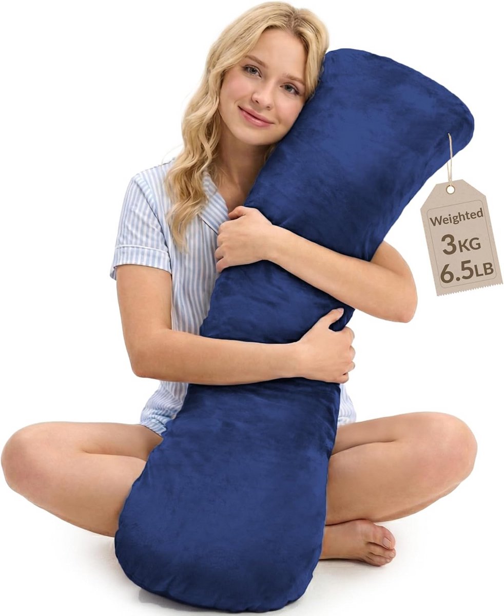 Gewichtskussen 3kg voor Volwassenen | Rust en Diepe Slaap | Anti Stress en Angst Verlichting