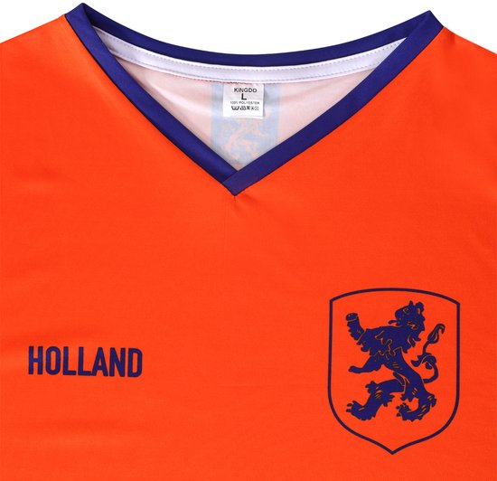 Kit de football à domicile de Nederlands Elftal - Oranje - Championnat d'Europe 2024 - Kit de football Enfants - Maillot et short - Garçons et Filles - Adultes - Hommes et femmes-140