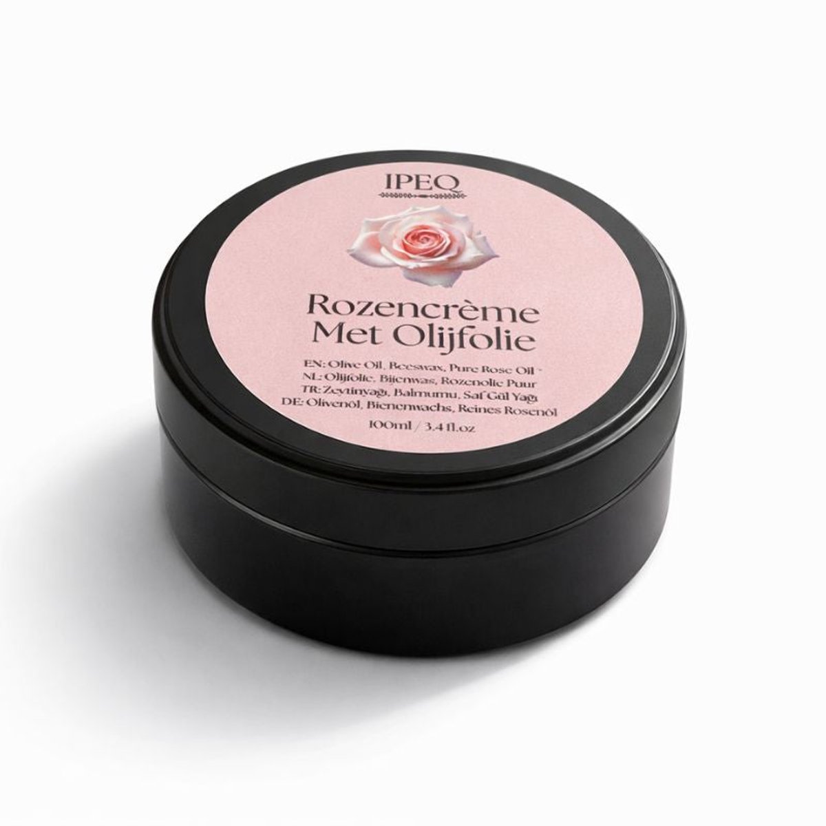 Ipekyolu - Rozencrème Met Olijfolie - 100ml - Natuurlijk - Rozenolie - Olijfolie - Bijenwas - Sterk Hydraterend