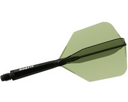 Cuesoul ROST 77 Dark Green Red Big Wing - Dart Flights