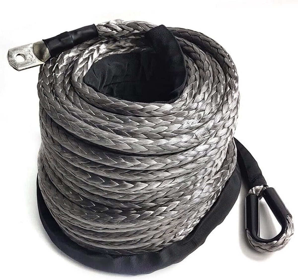 Sterk Synthetisch Lierkabel Touw 10mm x 30m - 12 Strengen voor ATV, UTV, SUV en Trekwerk