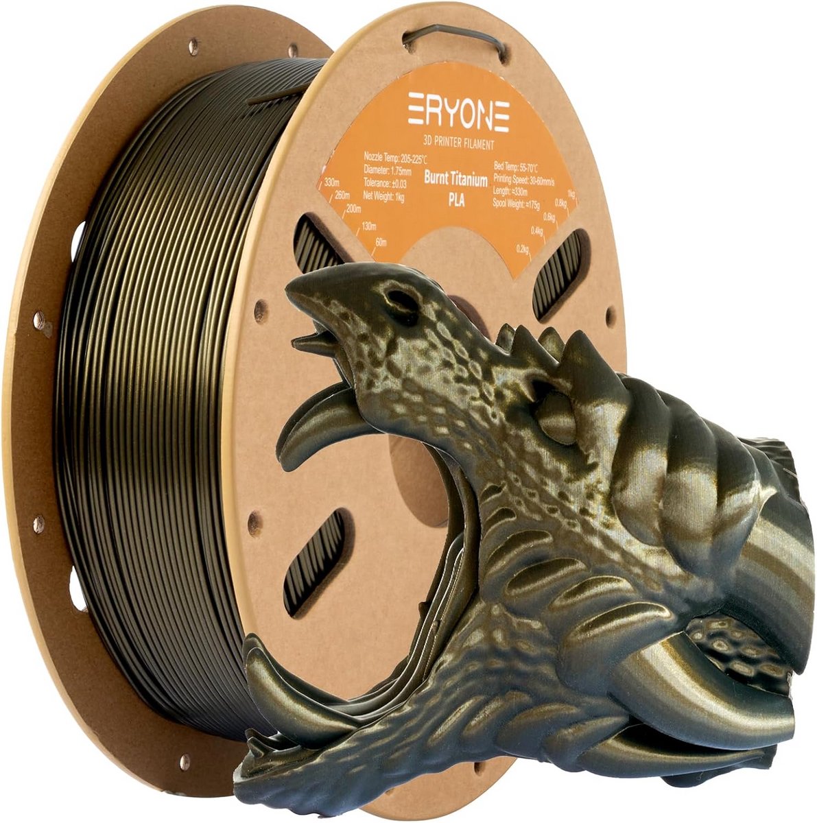 Temperatuurgevoelig en Kleurwisselend PLA Filament 1.75mm voor 3D Printer, Veranderende Kleuren