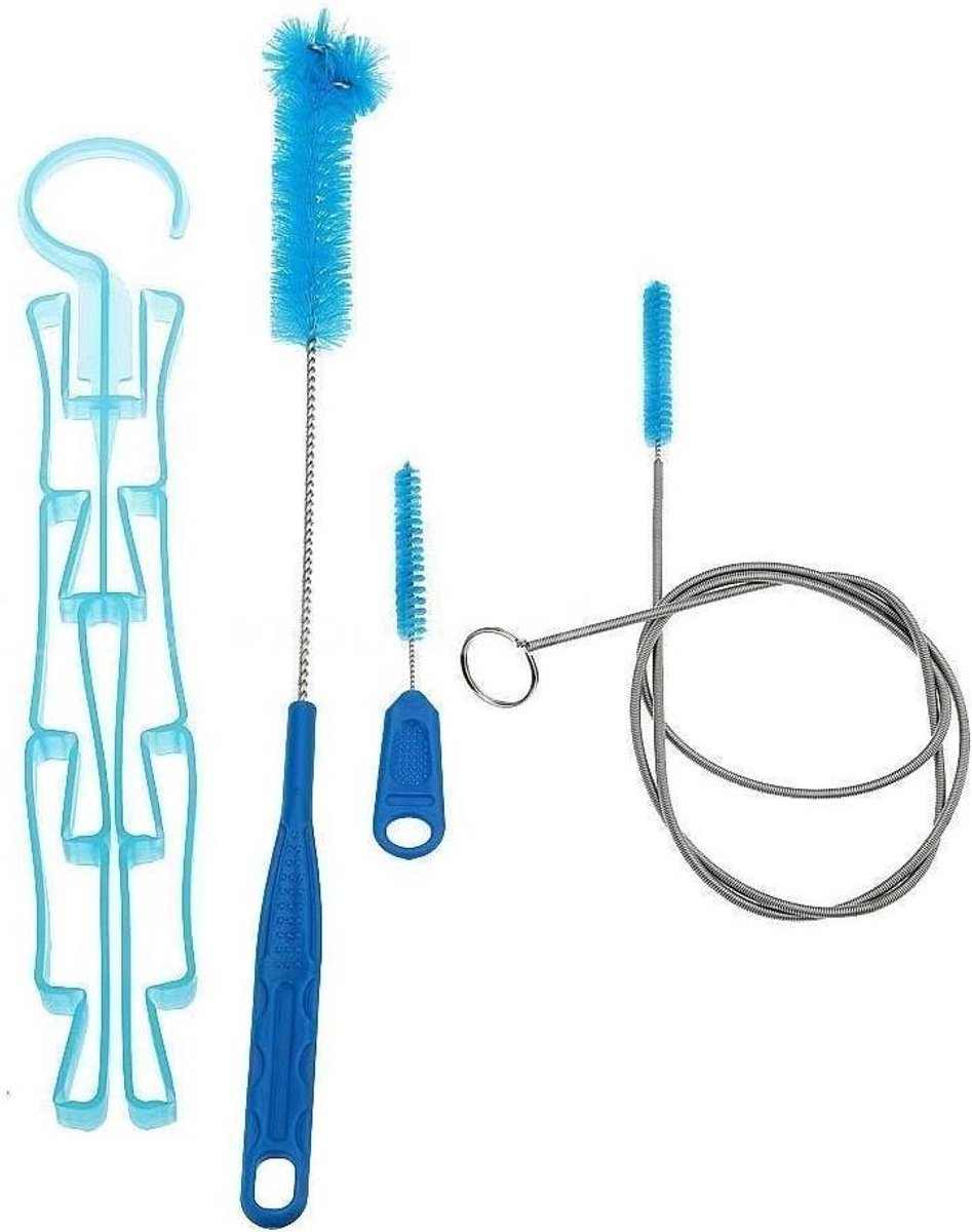 Multifunctionele Hydratatie Water Bladder Reiniging Kit - Inclusief Borstels en Droogrek