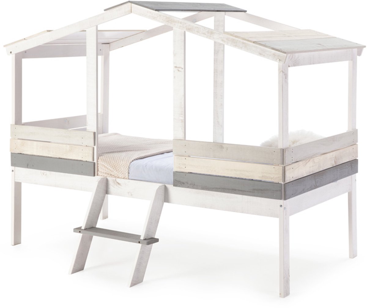 Marckeric - Bed Ulises - Grijs - 206x131x165cm