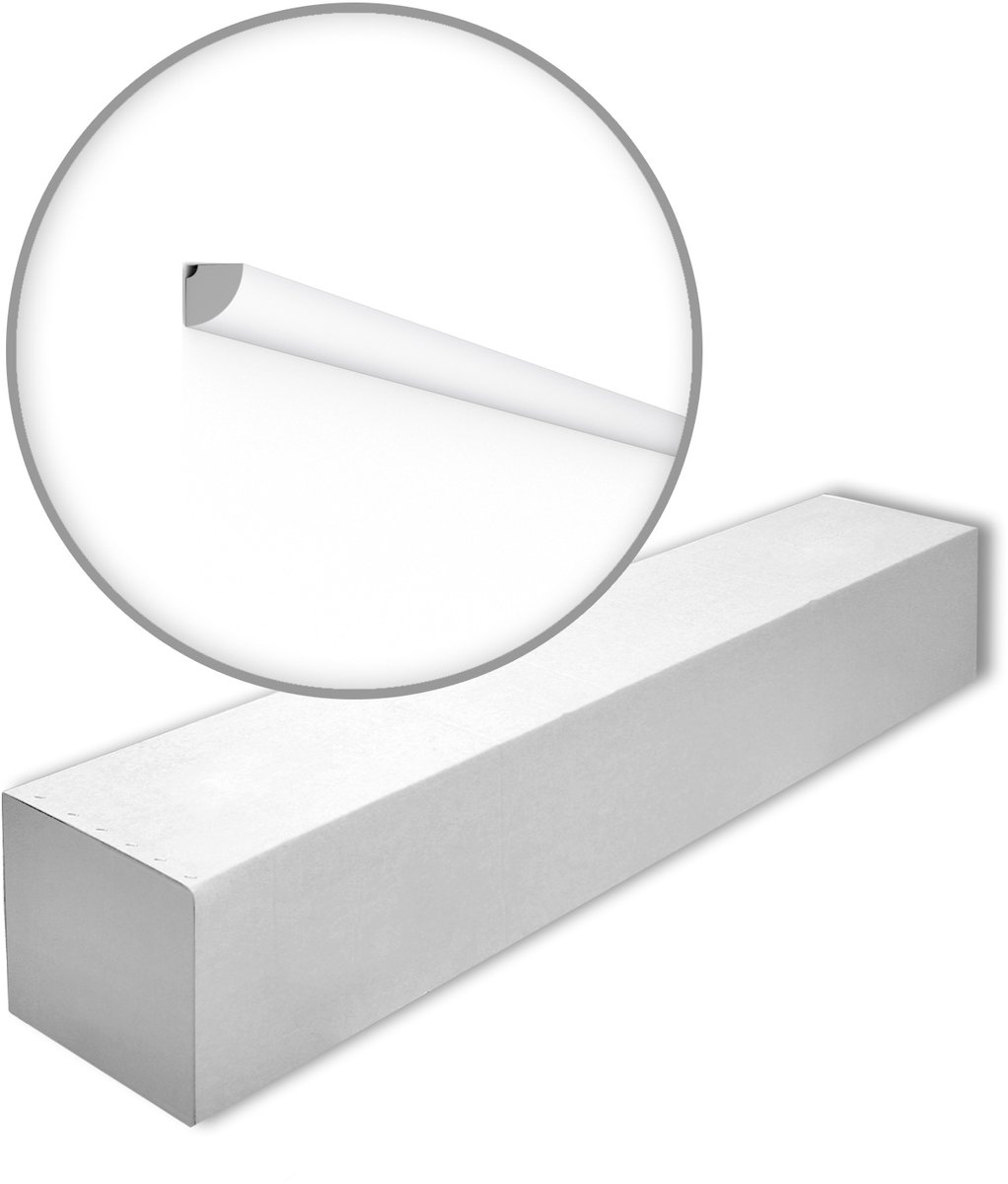 NMC QR-box NOMASTYL Noel Marquet 1 doos 120 stukken Kroonlijst modern design wit | 240 m