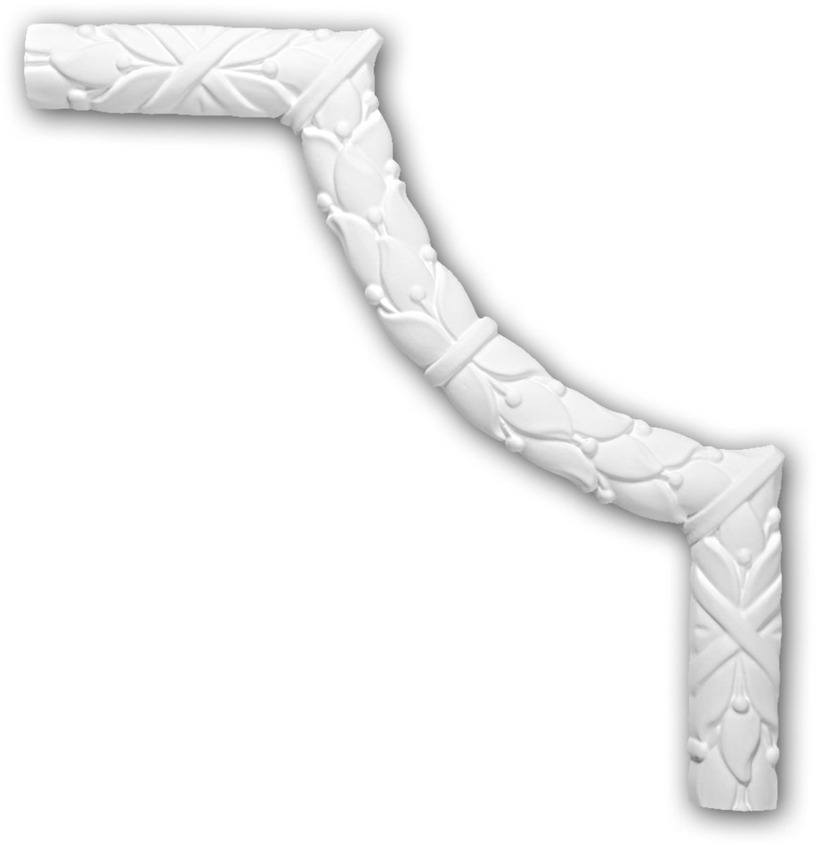 Hoekstuk 152300 Profhome Sierelement rococo barok stijl wit