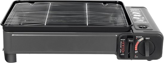 Kookplaat - Kooktoestel - Kooktoestel - Camping - Draagbaar - Grill - Kooktoestel op Gas - 41,5 × 28 × 11 cm van Merkloos — afbeelding 3