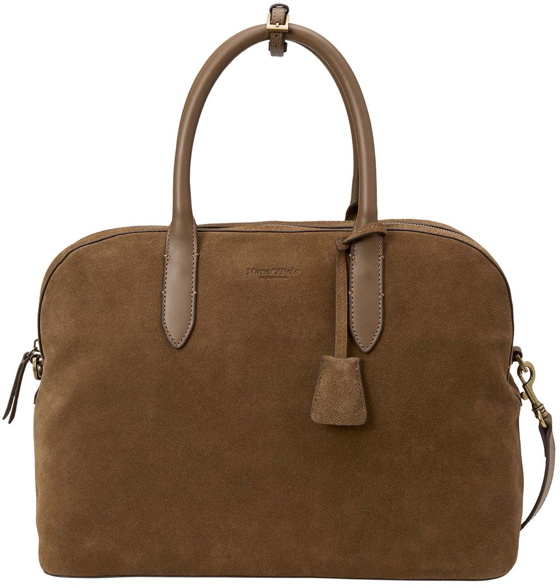 Marc O'Polo handtas schoudertas Shopper Nutshell bruine