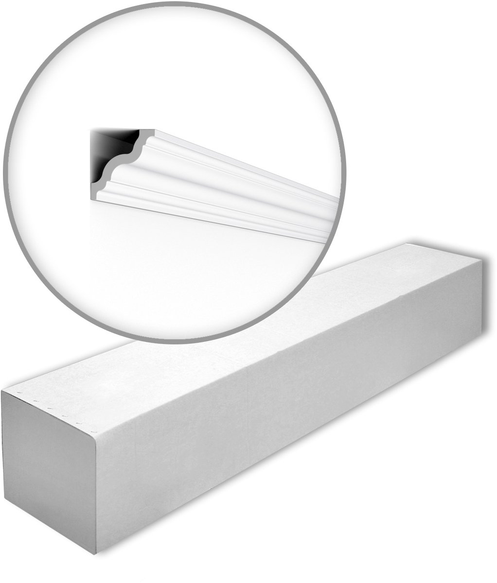 NMC QR-box-10 NOMASTYL Noel Marquet 1 doos 10 stukken Kroonlijst modern design wit | 20 m