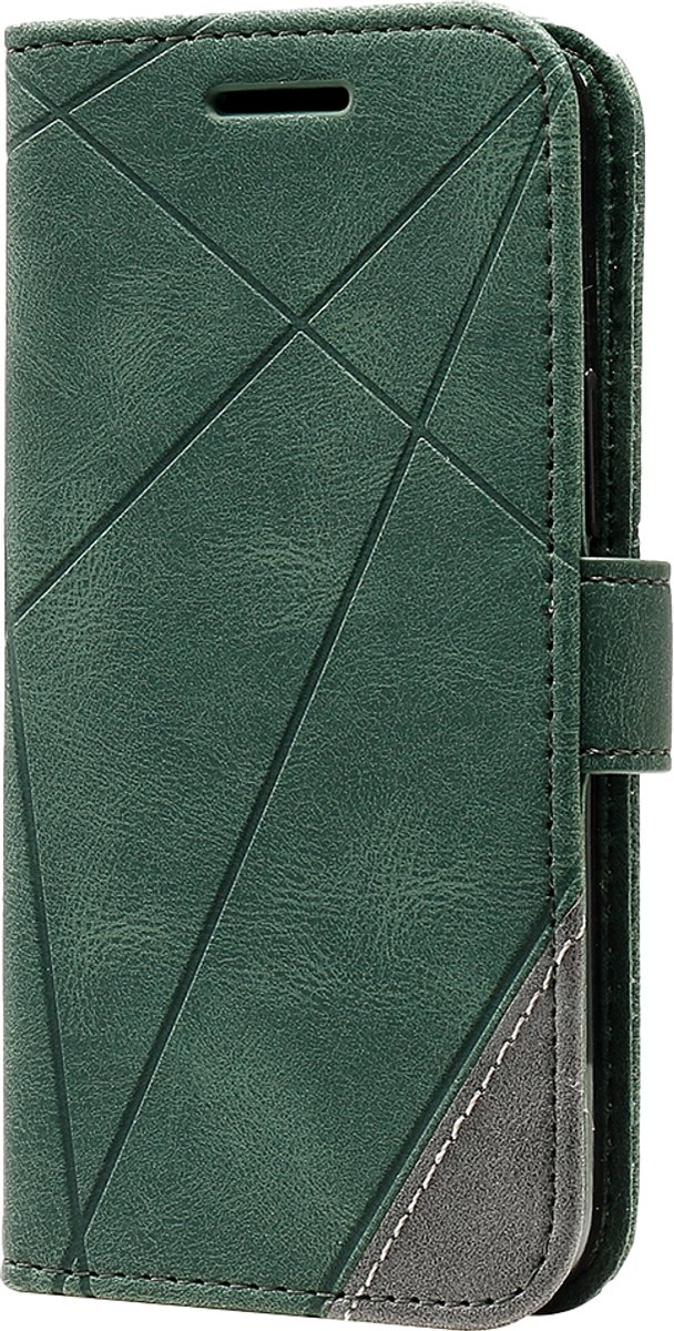 Hoesje geschikt voor Samsung Galaxy S26 - Bookcase - Pasjeshouder - Portemonnee - Patroon - Kunstleer - Groen
