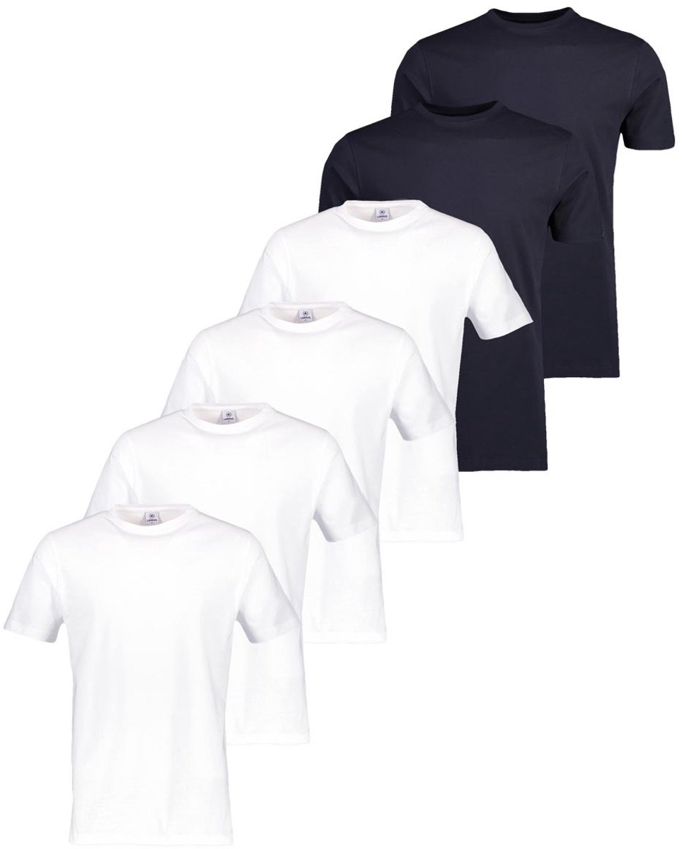 LERROS Heren t-shirt 6 pack Basic