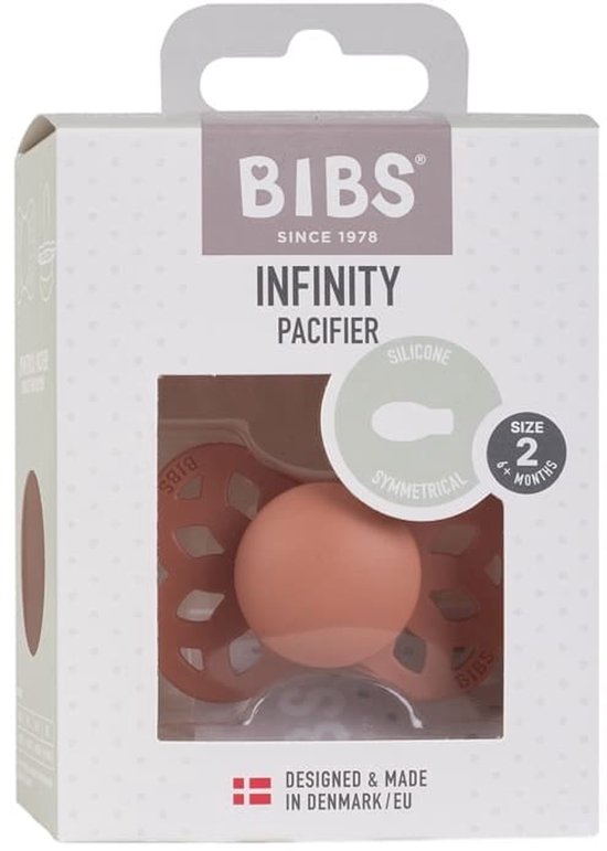 Bibs Infinity - Symmetrische Silicone Fopspeen - Maat M - Bohemian Stijl - Vanaf 6 Maanden van Merkloos — afbeelding 3