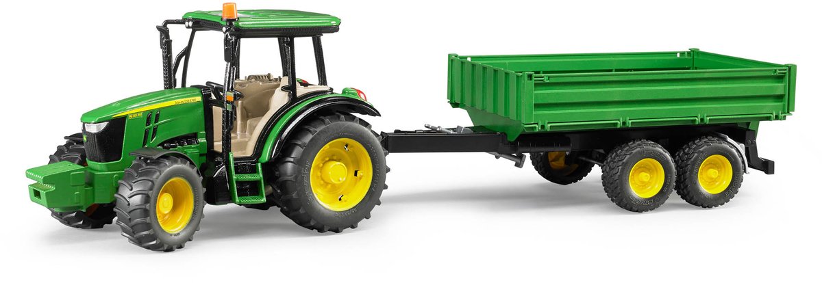 Bruder Tractor with Trailer John Deere 5115M (BR2108)