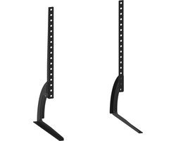 Cabletech Universele TV poten voor televisies van 27" tot 60" inch - Tafelstandaard Beugel voor TV - Zwart