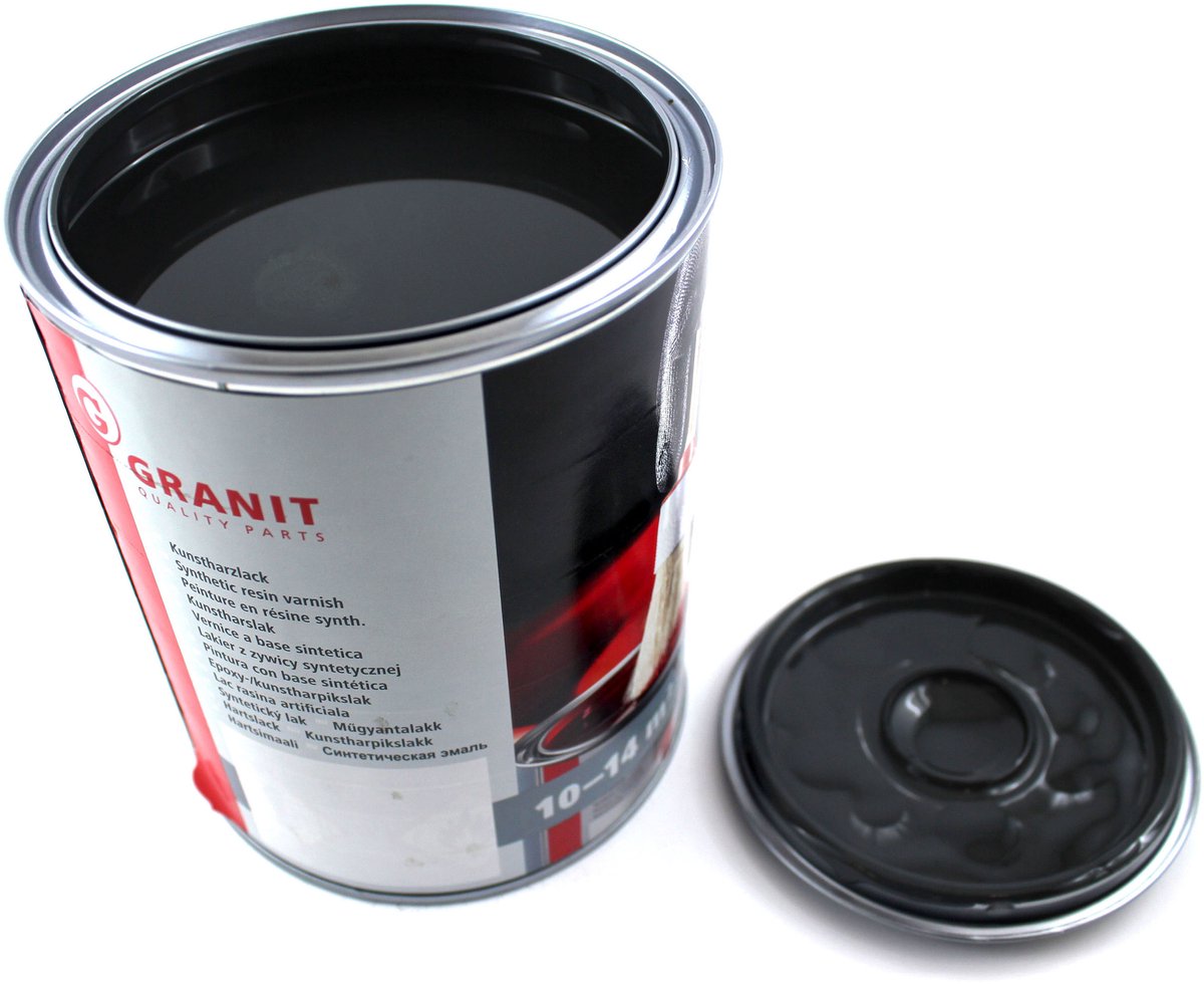 Granit Nopolux Wilckens - Grijze Zwart RAL 7021 Verf - 2.5 l - Blikken