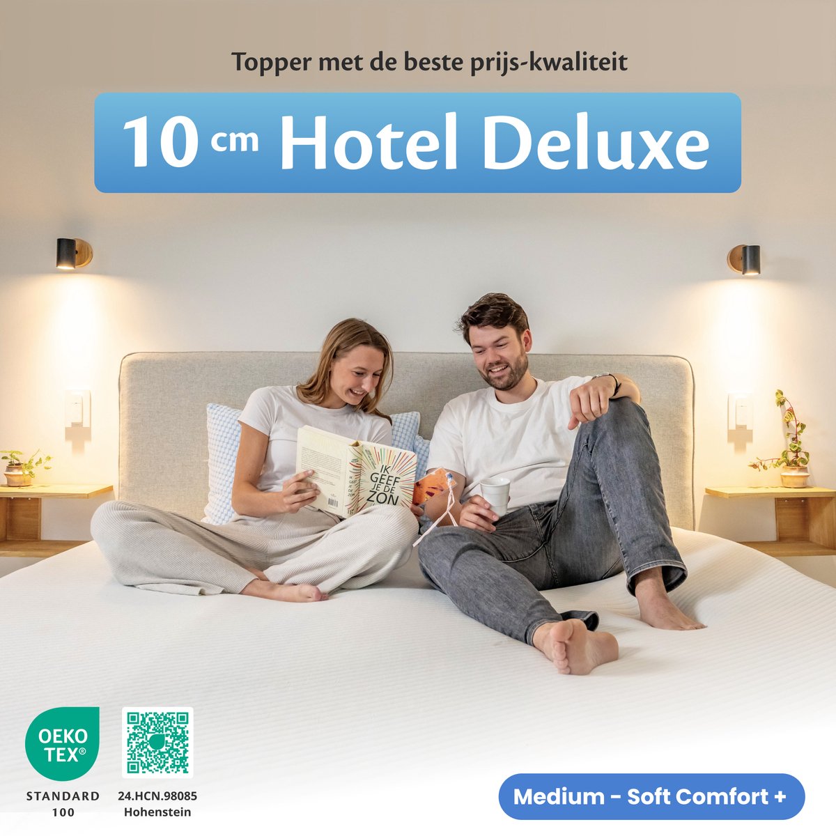Ella Ella Ergo Topper 180x200 cm - 10CM Dik Matras Topd - afbeelding 2