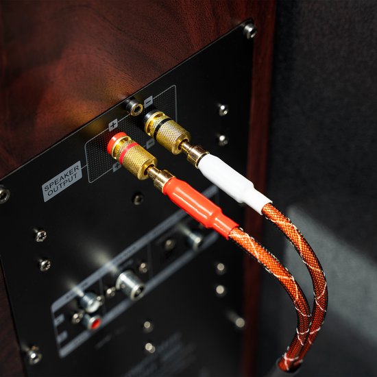 KabelDirekt - Banaanstekker - 10 paar - (stekkers voor luidsprekerkabel tot 6 mm², flexibele aansluiting van de kabels, Hifi-boxen, versterkers, AV-receivers, sound- en stereosystemen