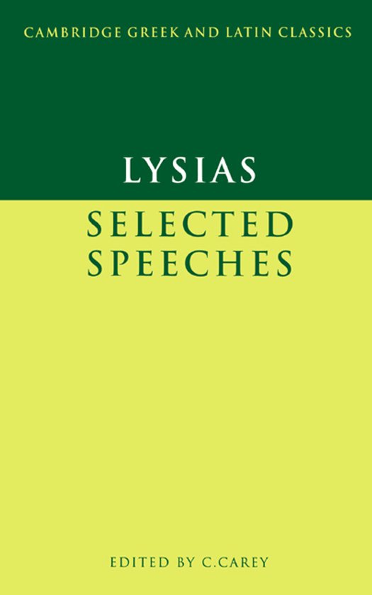 Lysias Selected Speeches