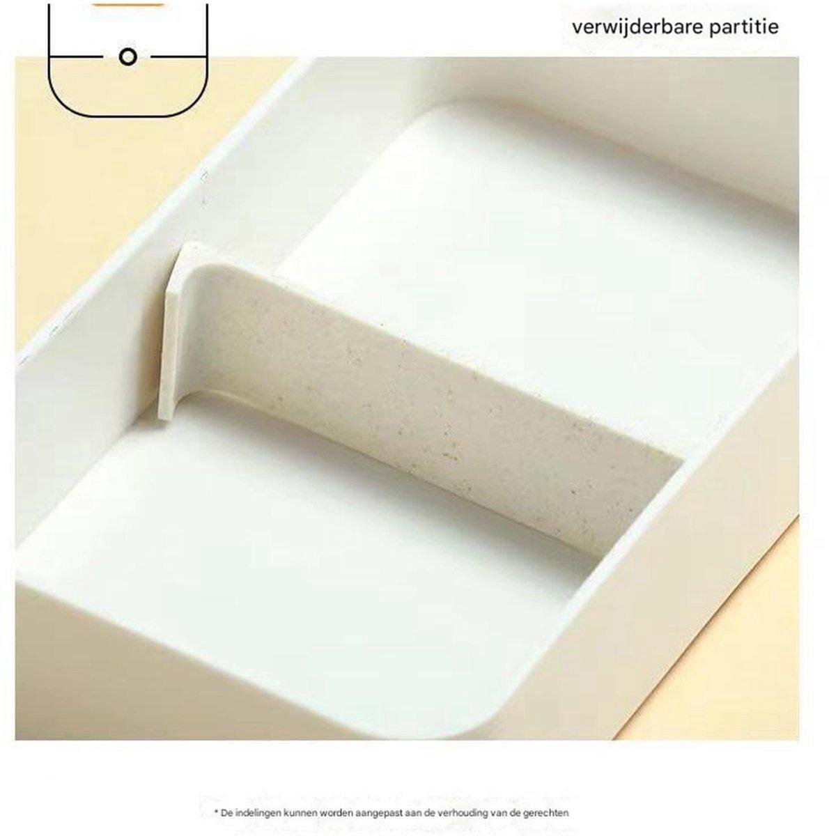 TuseRxln Bento Doos - Bamboedeksel - Microgolfovenbestendig - 1 Stuk - Kantoor En Picknick Groen