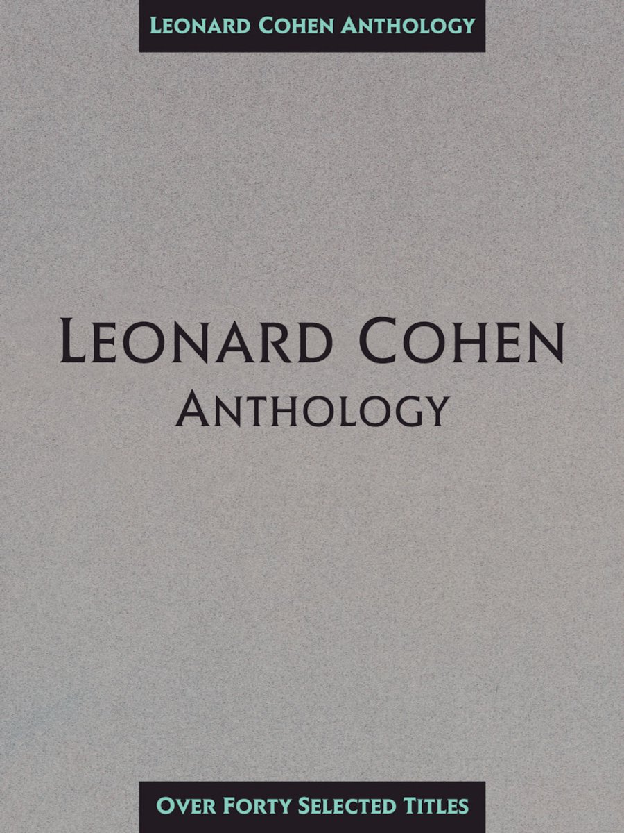 Omslag van Leonard Cohen Anthology